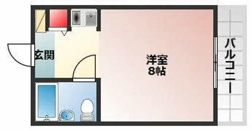 UKマンション【403号室】の間取り