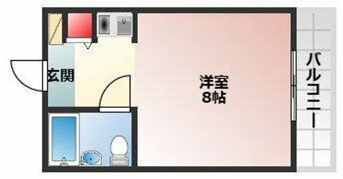 UKマンション【403号室】の間取り