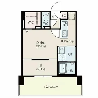 BIBOタワー小樽【302号室】の間取り