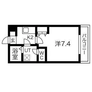 クレフラスト野並B棟【1階】の間取り