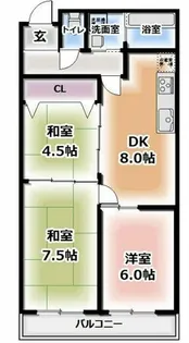 パレロワイヤル【3階】の間取り