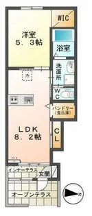 若竹ソフィア【1階】の間取り