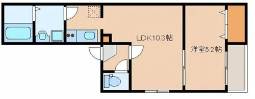 ベルデマールHK【3階】の間取り