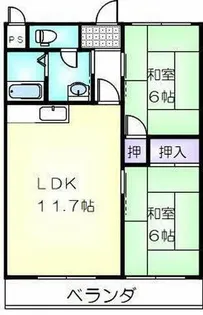レジデンシアNOV【202号室】の間取り