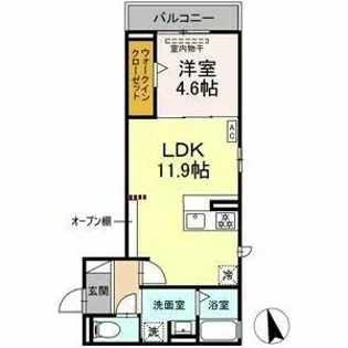 シリウス【3階】の間取り