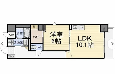 グランツ泉【2階】の間取り