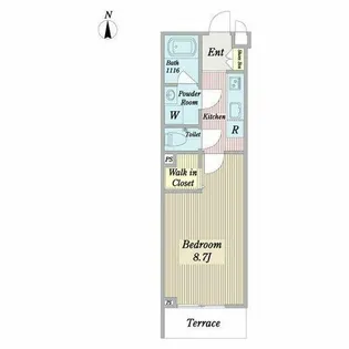 アベニール城山【3階】の間取り