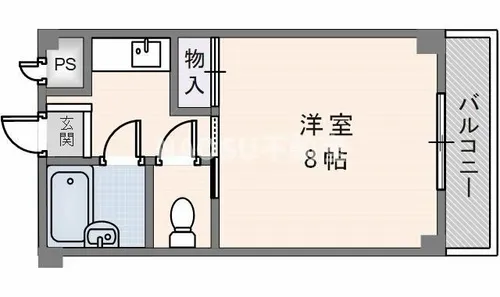 エンフェル石切【207号室】の間取り