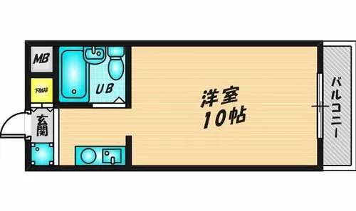 ビューテラスⅢ【307号室】の間取り