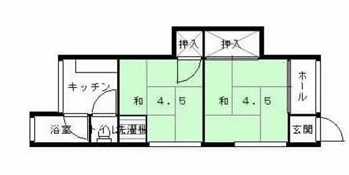 グロリアハイツ【101号室】の間取り
