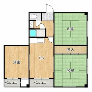 プレジール中野【5階】の間取り