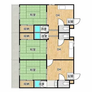 SENSE東淀川【2階】の間取り