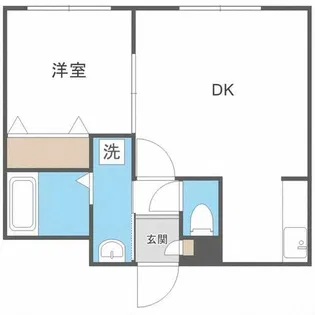 Born1214【407号室】の間取り