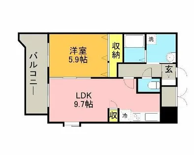 シェーネブルグ【4階】の間取り