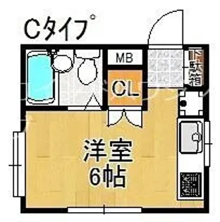 三宅マンション【1階】の間取り