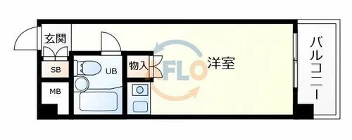 ライオンズマンション中之島公園北【7階】の間取り