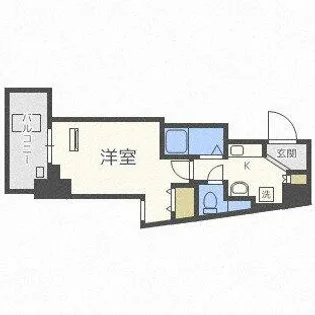 ラナップスクエア中之島公園【3階】の間取り