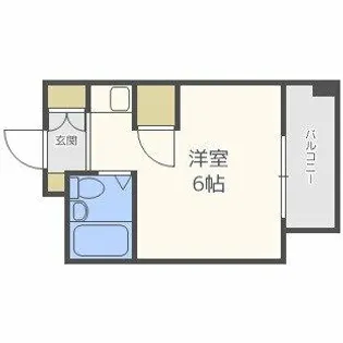 東天満下村ビル【7階】の間取り