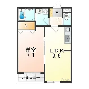 アート阪南町【2階】の間取り