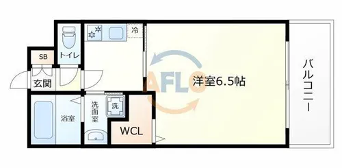 S-FORT福島La Luna【7階】の間取り