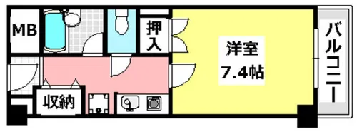 アーク福西【1階】の間取り