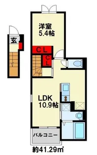 グレイス ワン【2階】の間取り