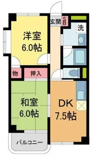 エミネンス宝塚【301号室】の間取り