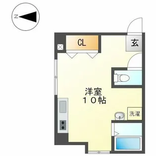 ツインスクエア【603号室】の間取り