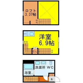 バステトこがね【2階】の間取り