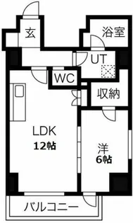 プレディアコート本町【8階】の間取り