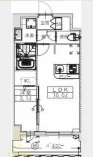 ミラージュパレス大阪ドームProsper【3階】の間取り