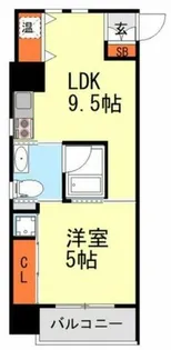 ネクストステージ都島【5階】の間取り