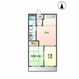 メゾン西ノ宮【2階】の間取り