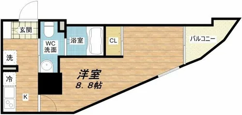 セレニテ本町グランデ【11階】の間取り