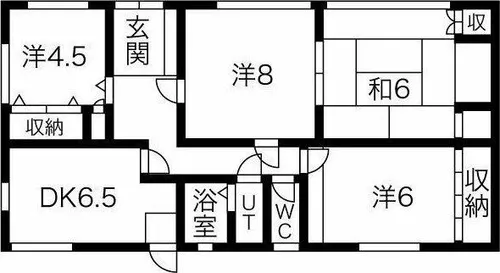 愛知県一宮市今伊勢町本神戸字名栗【一戸建】の間取り
