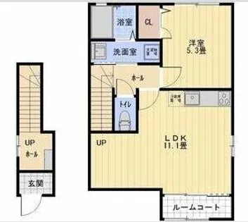 Charmant【1階】の間取り