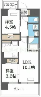 アーバネックス中崎町Ⅱ【11階】の間取り