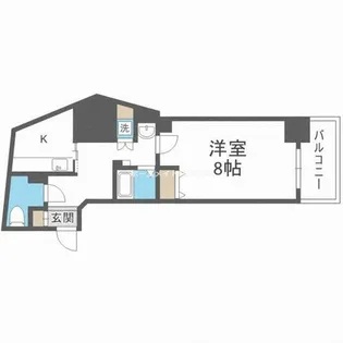 エイペックス中之島南【13階】の間取り