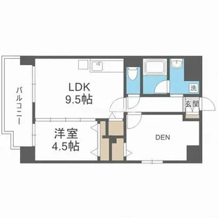 海老江サンライズ【4階】の間取り
