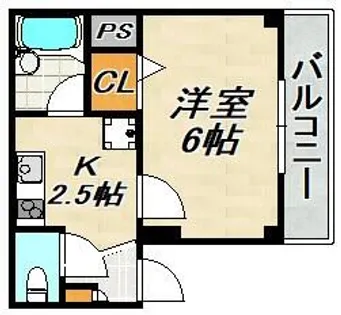 グラッチェ河昌【3階】の間取り