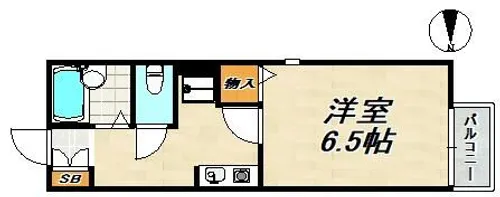 トゥインクル谷上【1階】の間取り