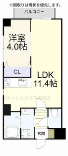 ニューアンジュ下曽根【903号室】の間取り