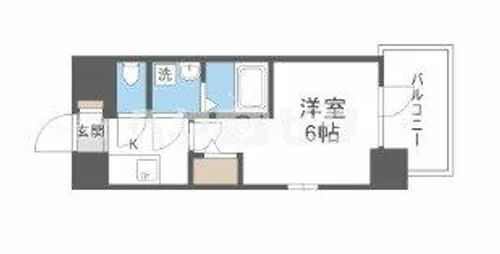 エスリードレジデンス梅田デュオ【1001号室】の間取り