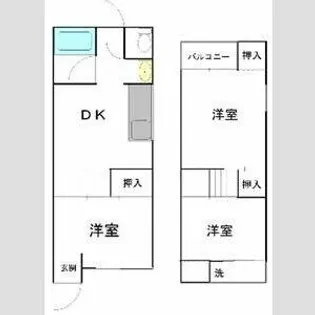大阪府寝屋川市下神田町【一戸建】の間取り