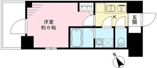 エスリード神戸ハーバークロス【904号室】の間取り