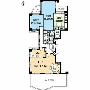 KBコンフォート三条【6階】の間取り