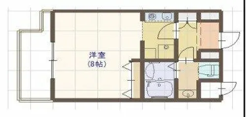 レグルス阿倍野【4階】の間取り