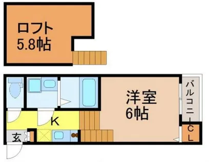 石場町ベース【2階】の間取り