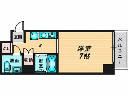 パークモダン高井田【7階】の間取り