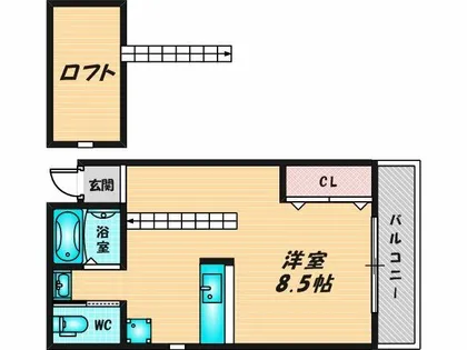 ハイムアーネンエルベ【3階】の間取り